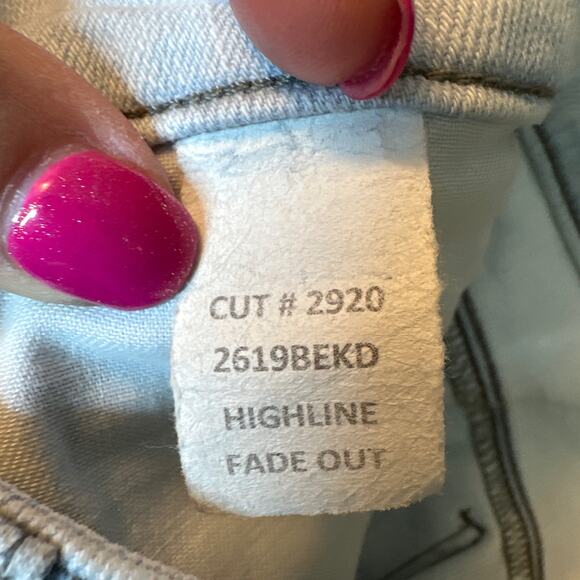 L'Agence Highline Ankle distressed Jeans in Fade out size 25 NWT - Picture 10 of 10